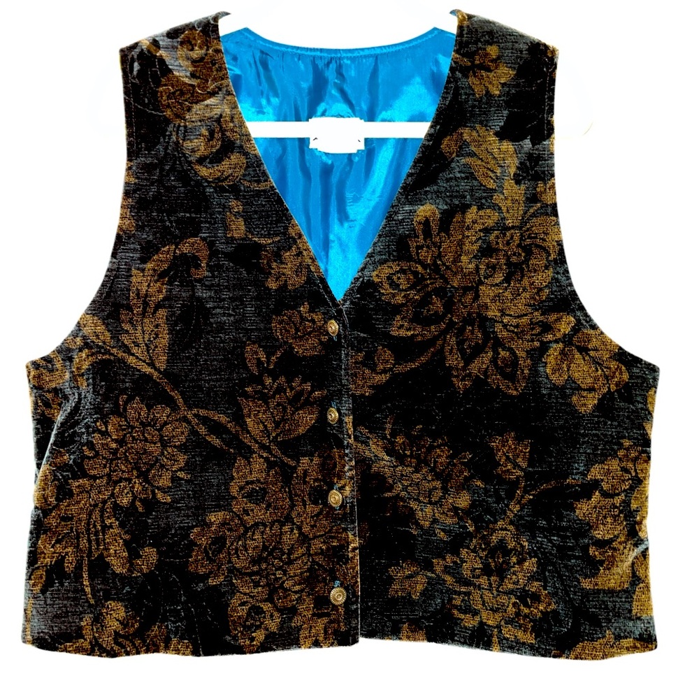 AMICA - NWOT  velvet style vest, never worn